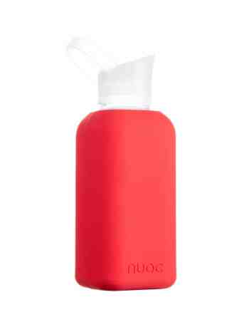 Hauteletics.no - Glass water bottle red
